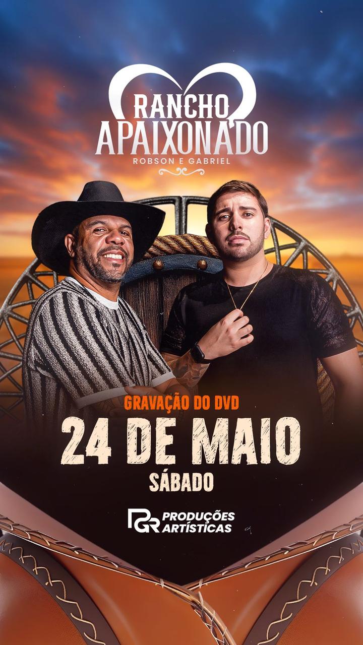 Robson & Gabriel lançam projeto “Rancho Apaixonado” com gravação de DVD em espaço exclusivo