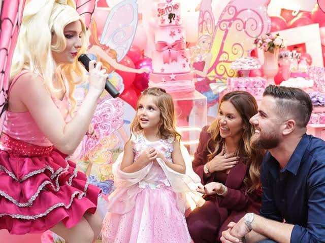 Zé Neto comemora os 5 anos da filha Angelina com festa luxuosa inspirada em Barbie Fairytopia